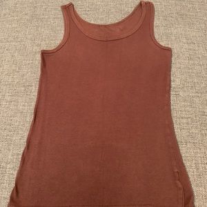 Brown tank top
